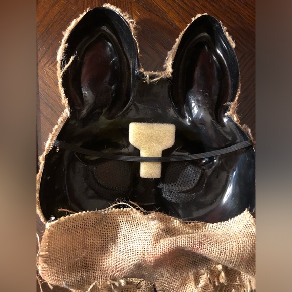 Burlap Rabbit scary Mask. - Picture 12 of 13